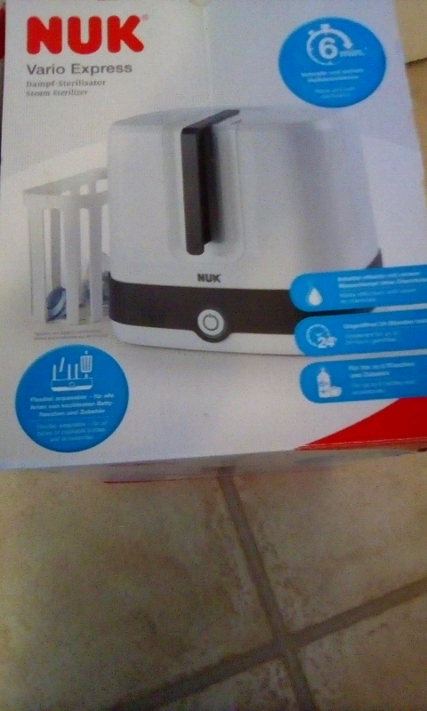 nuk vario express steam steriliser